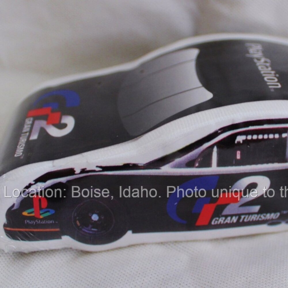 Gran Turismo 2 tee shirt promo compressed brick Playstation promotional
